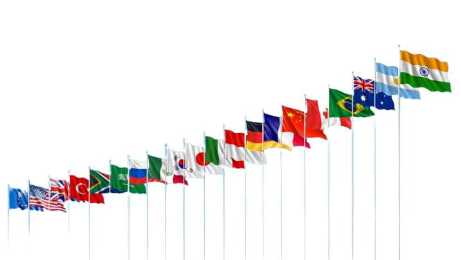 G20 Nations Flag Transparent without Background BG Low Quality