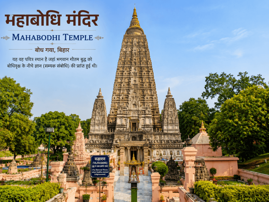 बिहार के प्रमुख धार्मिक पर्यटक स्थल (Religious Tourist Places) 2 महाबोधि मंदिर