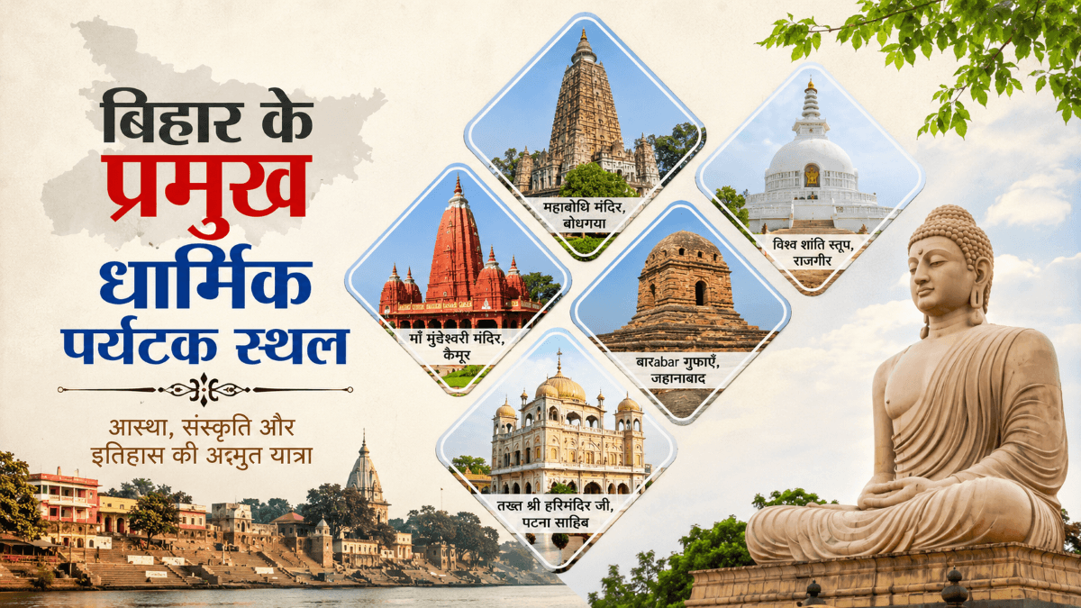 बिहार के प्रमुख धार्मिक पर्यटक स्थल (Religious Tourist Places) 4 बिहार के प्रमुख धार्मिक पर्यटक स्थल (Religious Tourist Places of Bihar) | Bihar Tourism, Bihar Tourist Spots, Historical Places of Bihar in Hindi GK, Know about Bihar