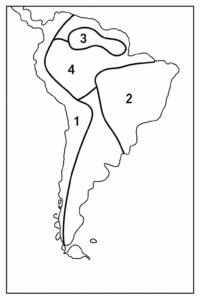 South Africa Map Region Identification with Number