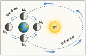 सूरज, चाँद और पृथ्वी द्वारा ज्वारीय बल (Tidal forces) का निर्माण - हिंदी में इन्फोग्राफिक