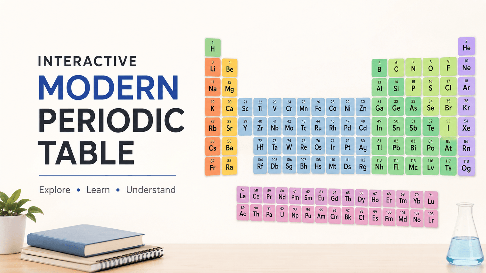 आधुनिक आवर्त सारणी [Interactive]। Modern Periodic Table