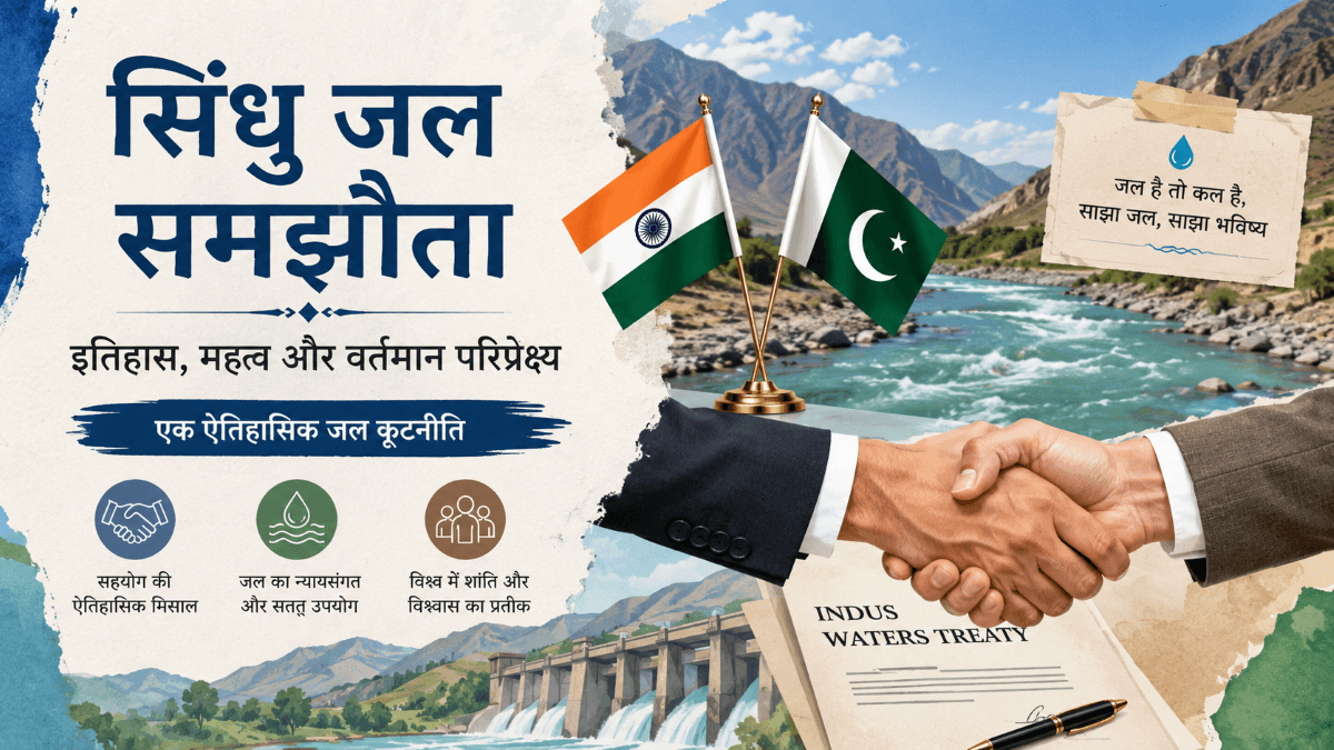 सिंधु जल समझौता : जल कूटनीति, राष्ट्रीय सुरक्षा और बदलते भारत-पाकिस्तान संबंध 1 सिंधु जल समझौता : जल कूटनीति, राष्ट्रीय सुरक्षा और बदलते भारत-पाकिस्तान संबंध